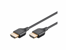 goobay Slim High-Speed-HDMI-Kabel mit Ethernet, 4K @ 60Hz