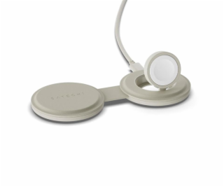Satechi Qi2 OntheGo 2-in-1 Wireless Charger - Sand