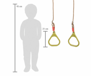 small foot Gymnastické kruhy plastové