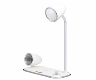 WG - Led lampička s bezdrátovým nabíjením a bluetooth spe...