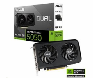 ASUS VGA NVIDIA GeForce RTX 5050 DUAL OC 8G, 8G GDDR6, 3x...