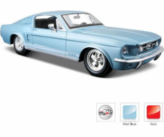 Maisto Ford Mustang GT 1967 šedý kompozitní model v měřít...