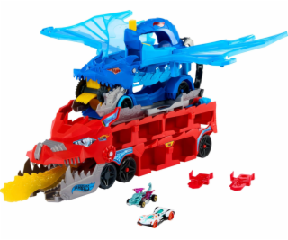 Hot Wheels Dragon Transporter City Ultimate Dual Dragon H...