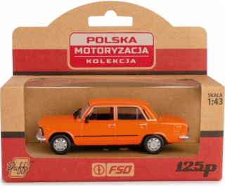 Daffi Oranžové vozidlo PRL Fiat 125p