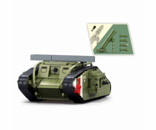 Sluban Army M38-B1296 Tank WWII Mark Vs