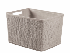 Box Curver Jute L 20L taupe