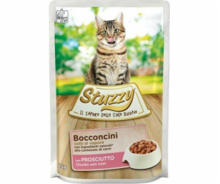 STUZZY Chunks z szynką adult cat 85g