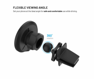 FIXED MagRound 2, držiak s bezdrôtovým nabíjaním,15W, Qi2...