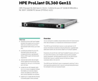 HPE PL DL360g11 5515+ (3.2/8C) 1x32G (p64706) MR408i-o/4G...
