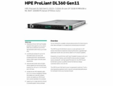 HPE PL DL360g11 5515+ (3.2/8C) 1x32G (p64706) MR408i-o/4G 8SFF 1x1000W 2p10T 1U P70541-421 RENEW