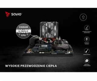 Savio Teplovodivá pasta Glacier 14,5 W/mK, 4g TG-04