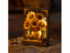 RoboTime 3D dřevěná skládačka Zlaté slunečnice