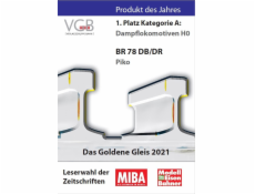 Piko Parní lokomotiva BR 78 DB III včetně zvukového dekodéru a generátoru páry, digitální - 50602