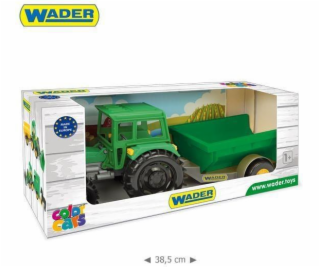 Wader Farmářský traktor s koňským přívěsem v kartonové kr...