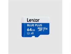 Lexar paměťová karta microSD 64GB BLUE PLUS microSDXC UHS-I až 100MB/s