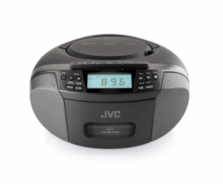 JVC RC-E444B Rádio přehrávač Černý