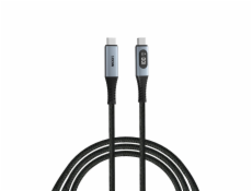 Verbatim USB-C->C kabel Sync & Charge s ukazatelem napájení 100W černý