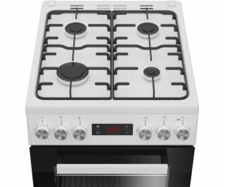 Beko Plynový elektrický sporák FSE52323DWD