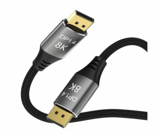 PremiumCord DisplayPort 1.4 přípojný kabel 32,4Gbit/s, ro...