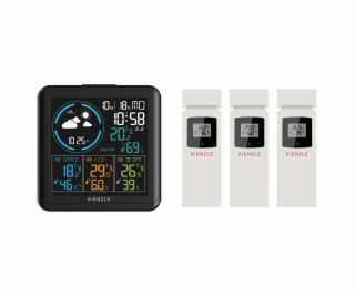KIENZLE Radio DCF Weather Station with 3 outdoor sensors
