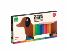 Vilac Dřevěné odrážedlo Barevný pejsek