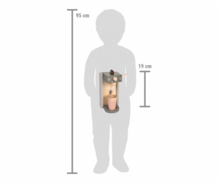 small foot Dřevěný kávovar s příslušenstvím Tasty šedý