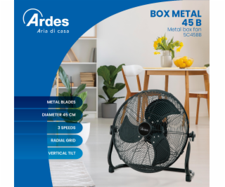 Ventilátor Ardes CHROME 45BB