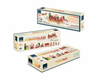 Vilac Dřevěná logická hra Postav to správně! Město