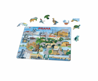 Larsen Vzdělávací puzzle Praha Památky 66 dílků