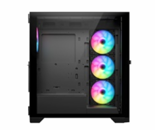 VeinX case GL29AL-BK, ATX, Průhledná bočnice, 4x 120mm AR...