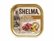 SHELMA Duck and chicken pate - mokré krmivo pro kočky - 100g