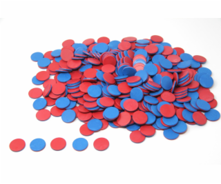 Wissner Žetony červené a modré 400 ks