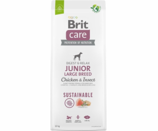 BRIT Care Dog Sustainable Junior Large Breed Chicken & In...