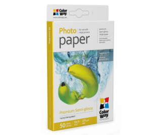 COLORWAY fotopapír/ premium semi-glossy 255g/m2, 10x15/ 5...