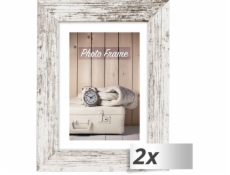 2x1 ZEP Nelson 6 bilohnědy 30x40 dřevo obrazový ram V21346
