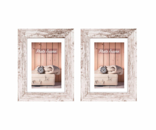 2x1 ZEP Nelson 6 bilohnedy 18x24 drevo obrazovy ram V21186