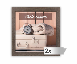 2x1 ZEP Nelson 5 hneda 20x20 drevo obrazovy ram V21205