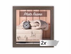 2x1 ZEP Nelson 5 hneda 20x20 drevo obrazovy ram V21205