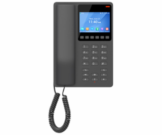 Grandstream GHP631 SIP hotelový telefon s displejem, černý