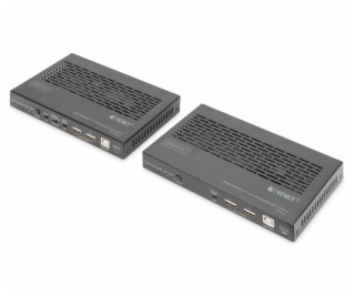 Digitus HDBaseT 3.0 KVM Extender Set, HDMI 2.0b, 100 m US...