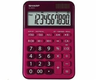 SHARP kalkulačka - ELM335BRD - červená