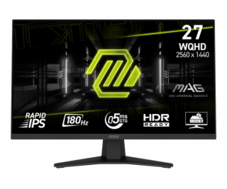 MSI MAG/274QF/27 /IPS/QHD/180Hz/0,5ms/Černá/3R
