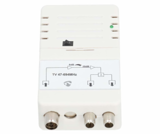 Nedis SAMP42222WT - Anténní zesilovač CATV | Zesílení: 25...