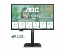 AOC MT 23,8  24P4U - 1920x1080,IPS,120Hz,1xVGA,1xHDMI,1xDP,USBhub,Repro,Pivot