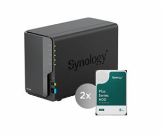 Synology DiskStation DS225+, 2-bay NAS, včetně 2ks HDD 8T...