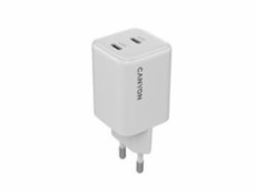 CANYON charger CU45AC GaN 45W 2xPD EU White