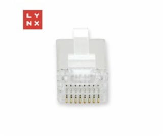 LYNX konektor STP Cat5e, 50µ, 100ks