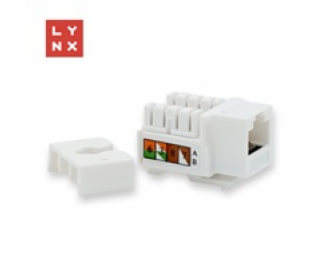 LYNX keystone UTP Cat5e, 90 stp., bílý