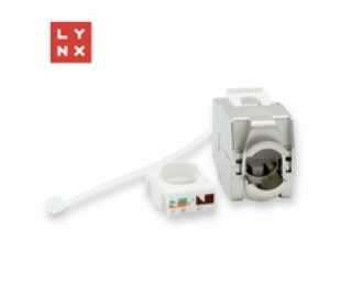 LYNX keystone STP Cat5e, samozařezávací, stříbrný