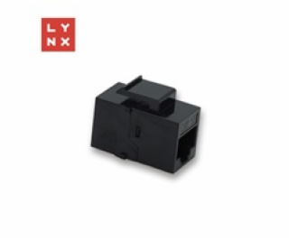 LYNX keystone spojka UTP Cat5e, 8P8C, černá